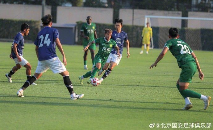 教學賽：北京國安1-1拉查武裏 曹永競助攻法比奧得分 ​​​