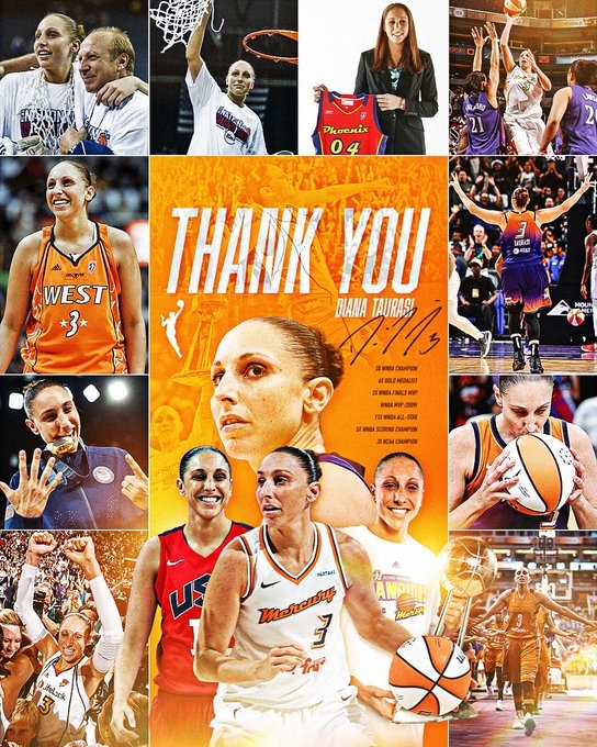 傳奇落幕！WNBA巨星陶樂西宣布退役 結束20年職業生涯
